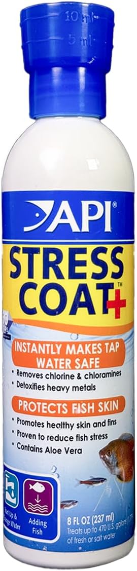 Conditionneur d'eau d'aquarium API Stress Coat 237 mL à l'aloe vera