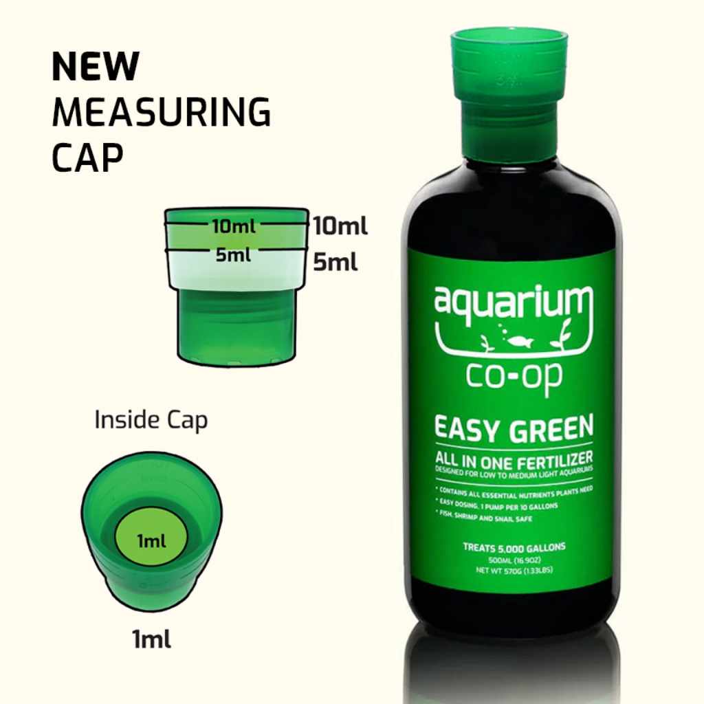 Flacon-pompe d'engrais liquide tout-en-un pour plantes Aquarium Co-Op Easy Green
