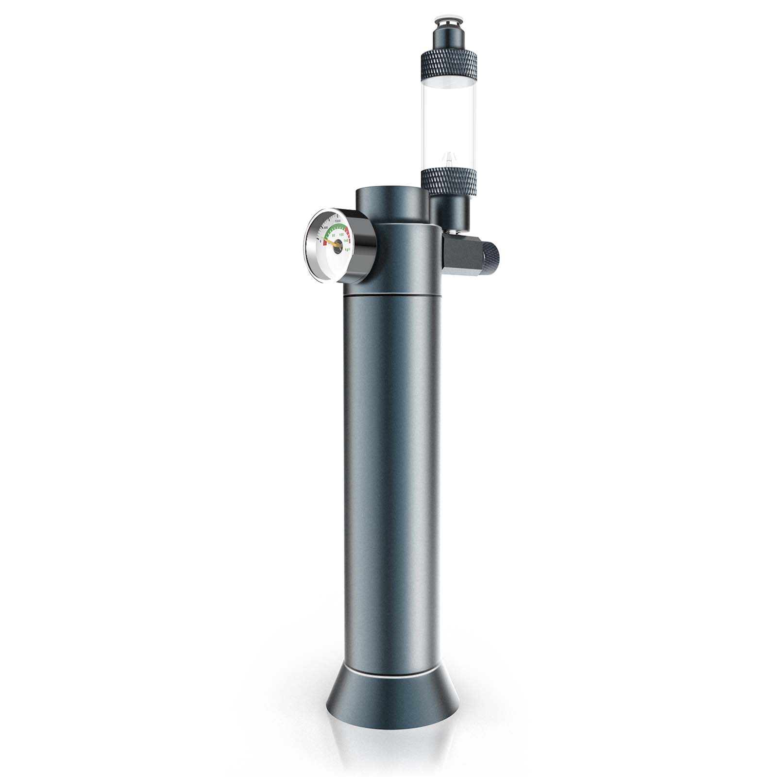 Système de CO2 nano de bureau pour aquarium FZONE avec cartouche jetable de 45 g et régulateur