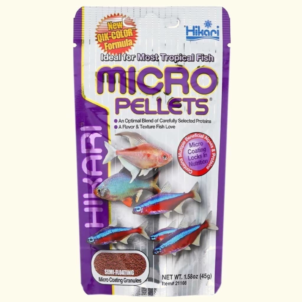 Paquet de nourriture semi-flottante pour poissons Hikari Tropical Micro Pellets