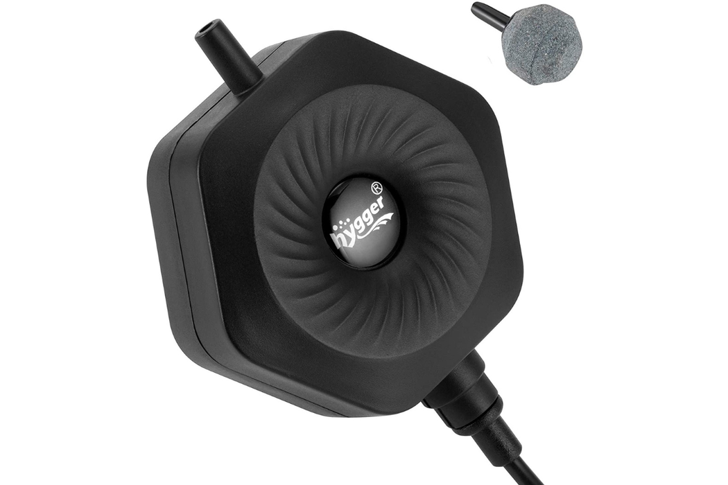 Mini pompe à air hexagonale pour aquarium Hygger avec diffuseur et kit de tuyaux