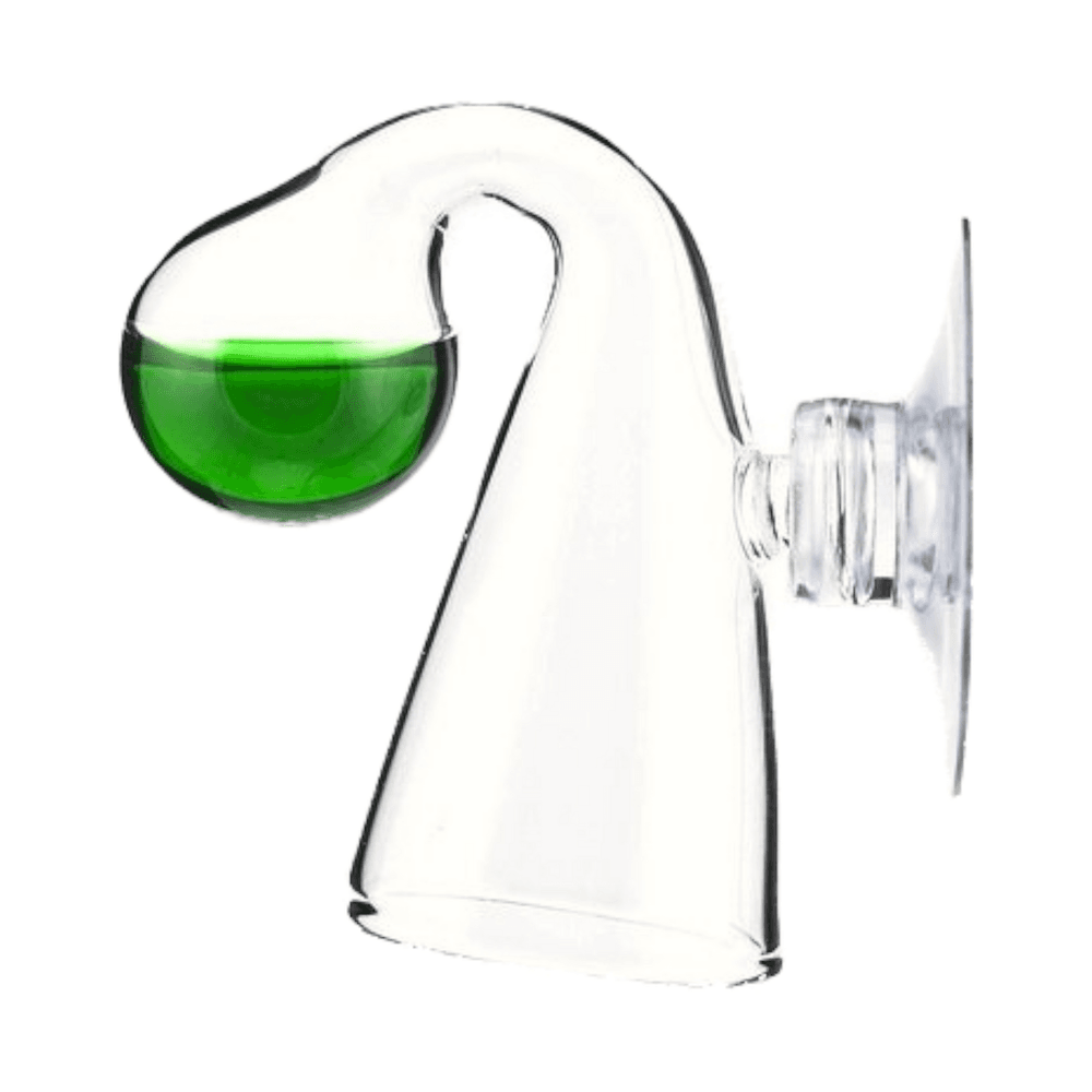 Drop checker CO2 en verre NilocG avec solution indicatrice et ventouse pour aquariums