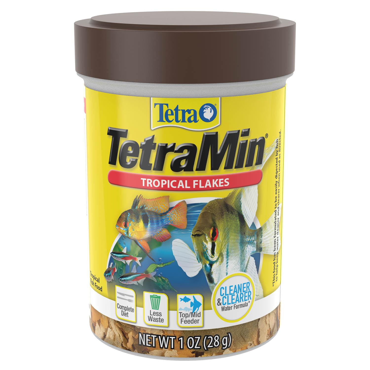 Boîte de nourriture de base pour poissons Tetra TetraMin Tropical Flakes